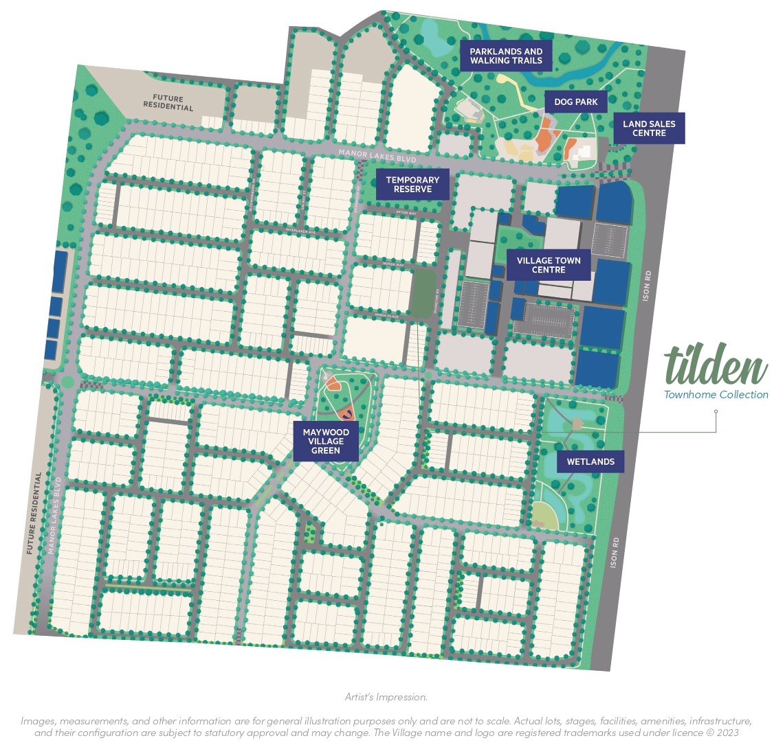 Tilden Townhome Collection at Manor Lakes - Manor Lakes Location Map