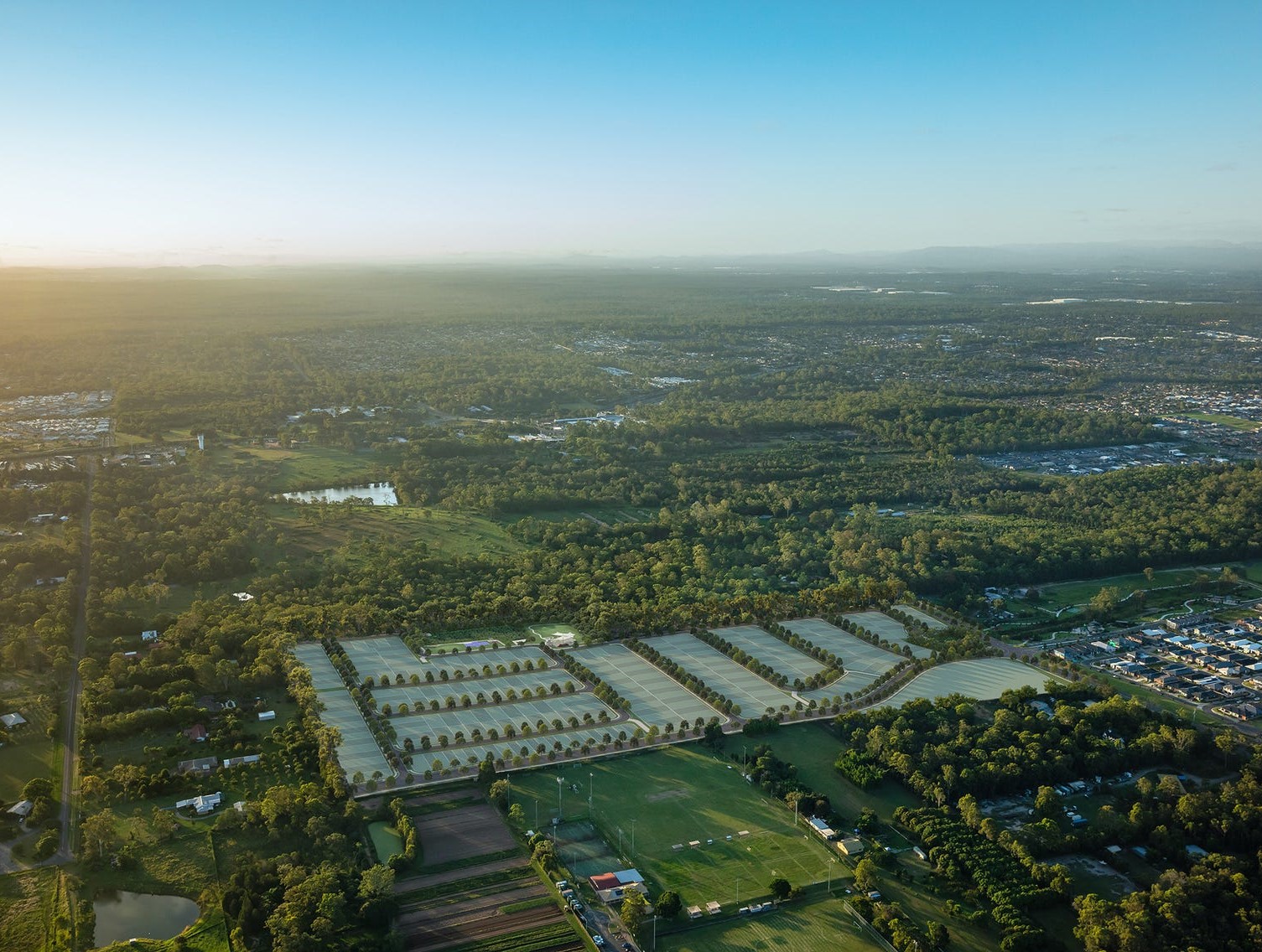 Tillerman Estate - Park Ridge Aerial