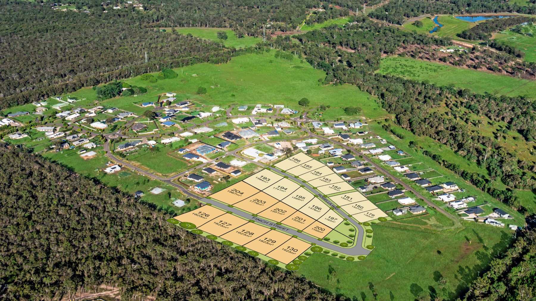 Timbers Reserve Estate - Oakhurst Stage 5 Aerial