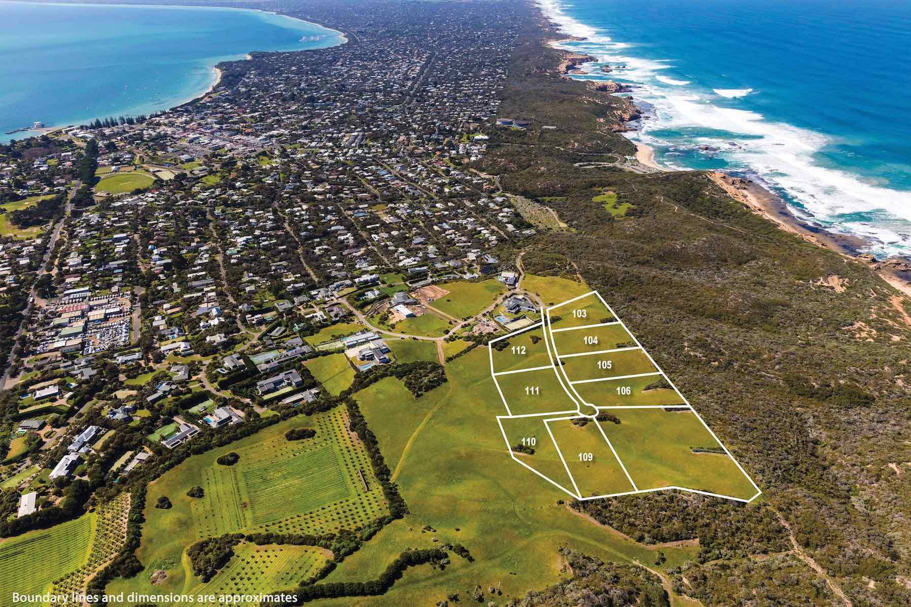Tintagel Estate - Portsea Aerial