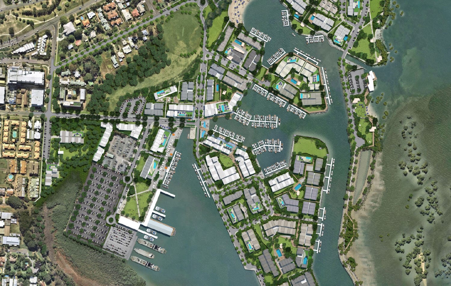 Toondah Harbour Estate - Cleveland Masterplan