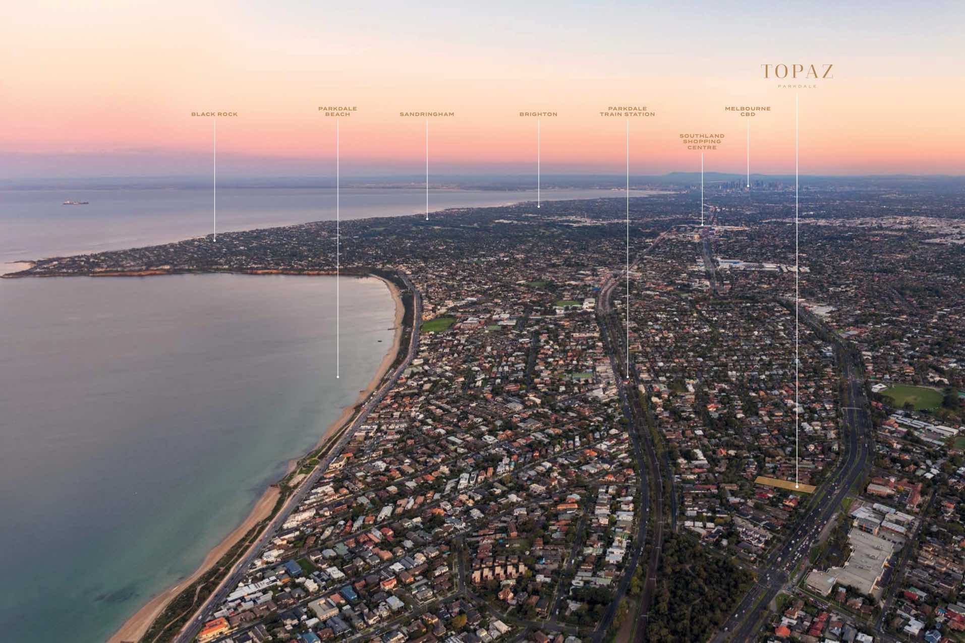 Topaz Estate - Parkdale Aerial