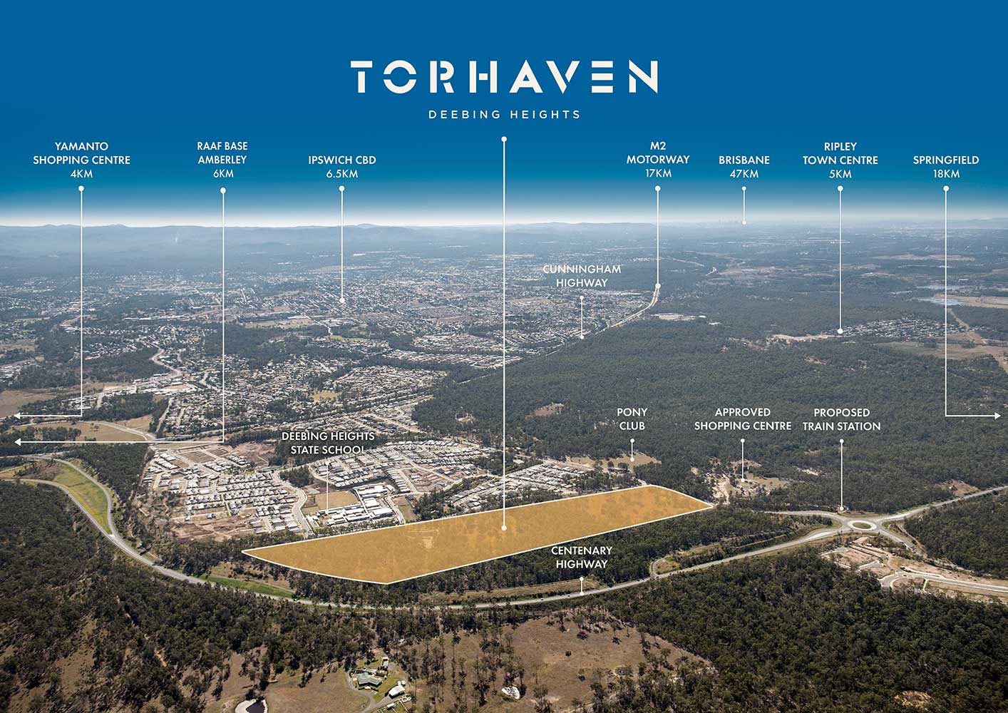 Torhaven Estate - Deebing Heights Aerial