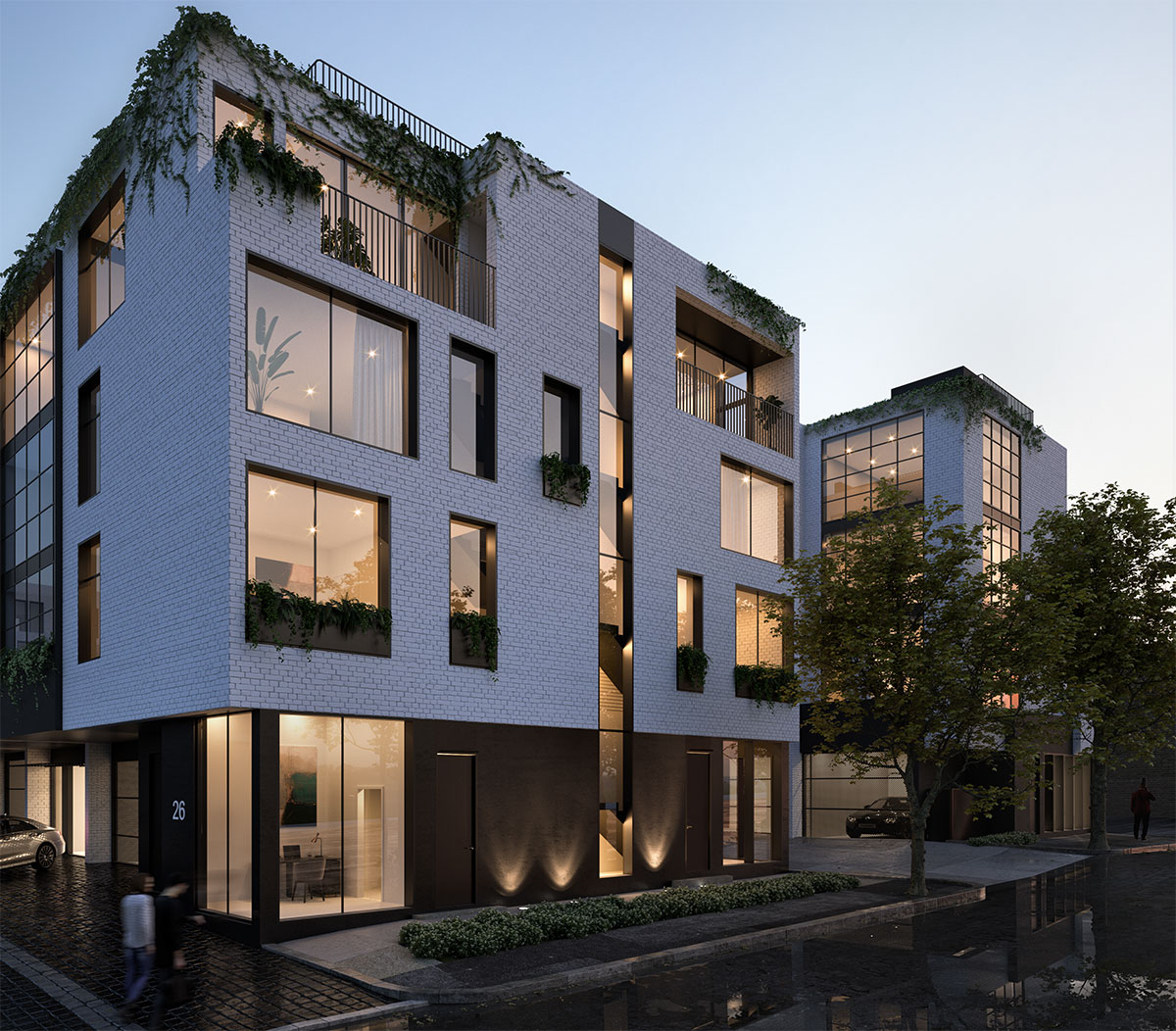 Townhaus Estate - West Melbourne Render