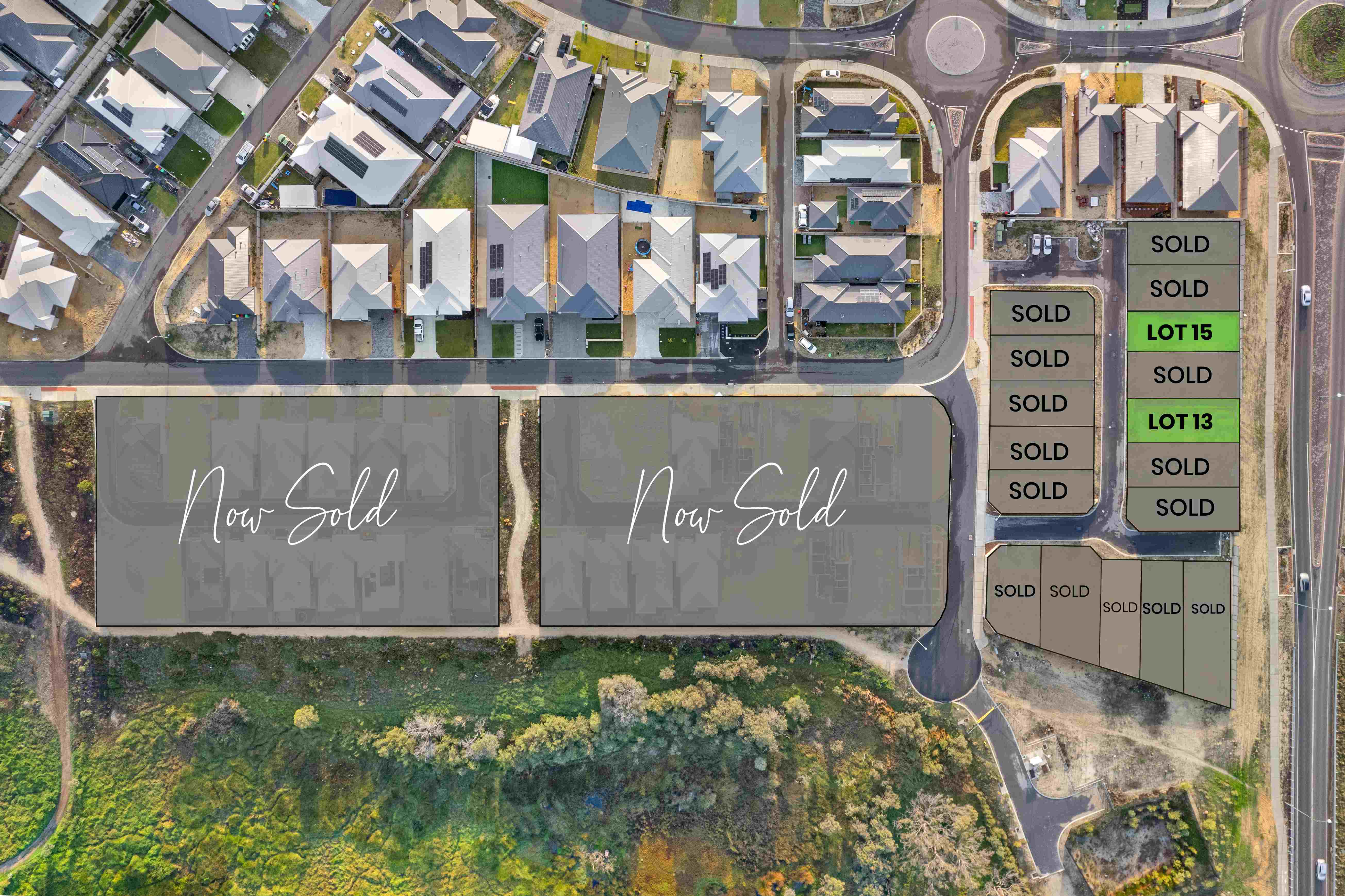 Treendale Riverside Estate - Australind Aerial
