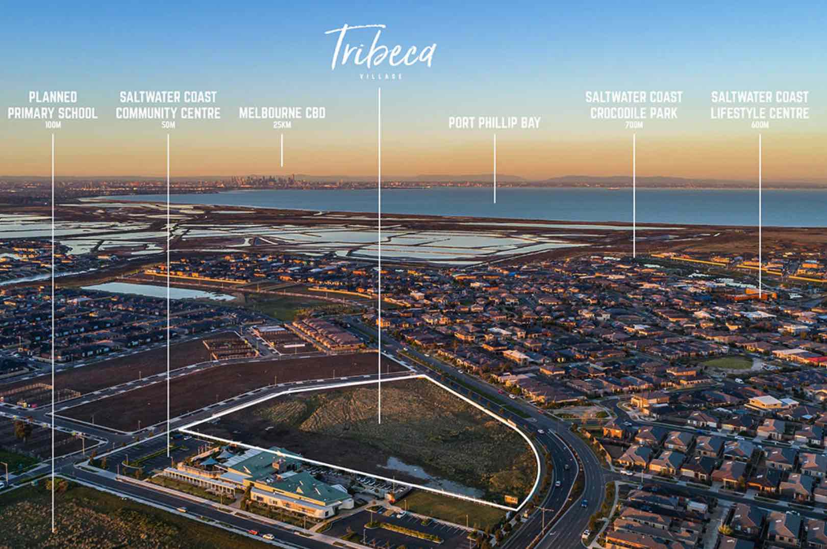 Tribeca Village Estate - Point Cook Aerial