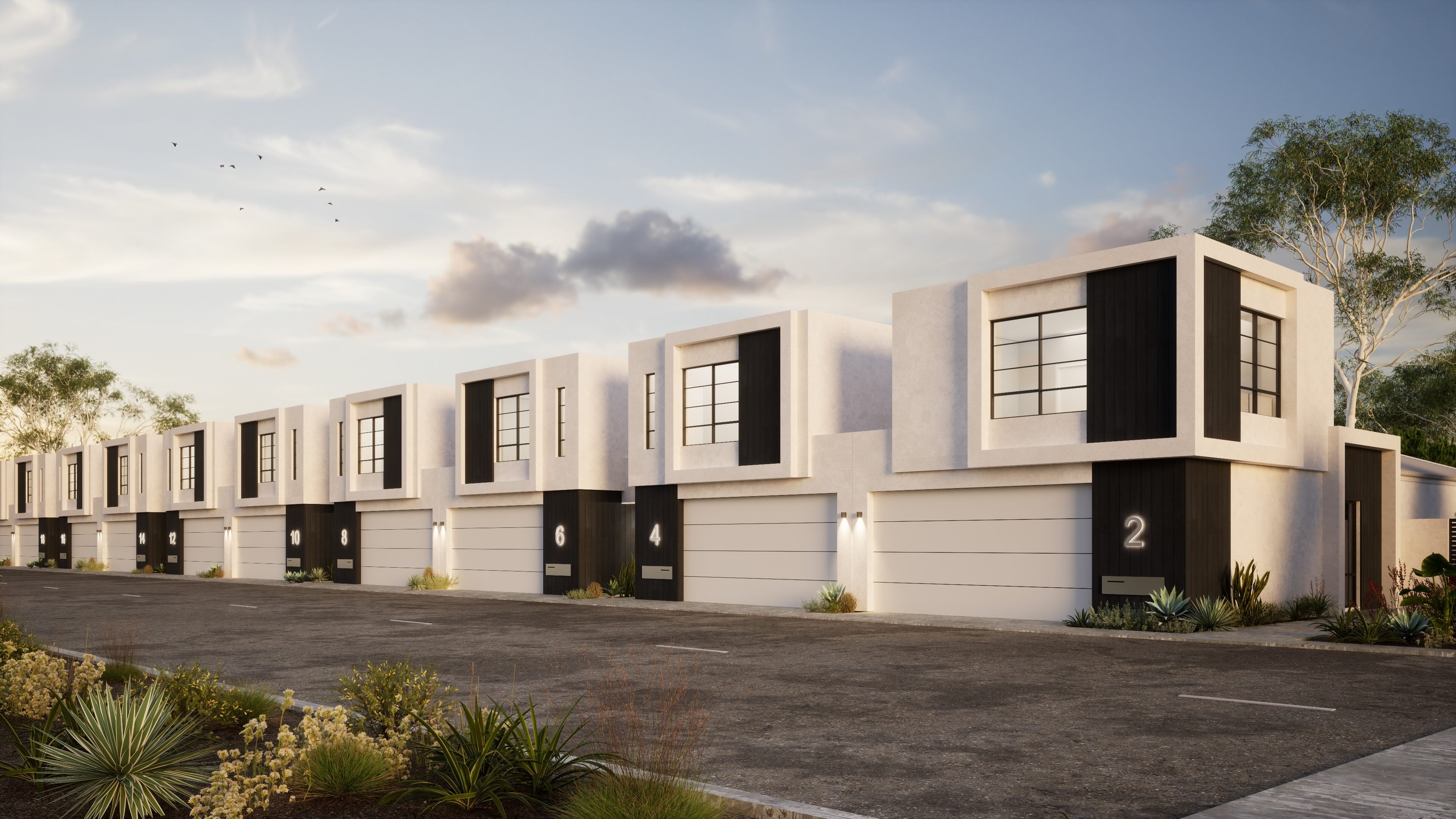 Trigon Lane Townhouses - Landsdale Streetscape