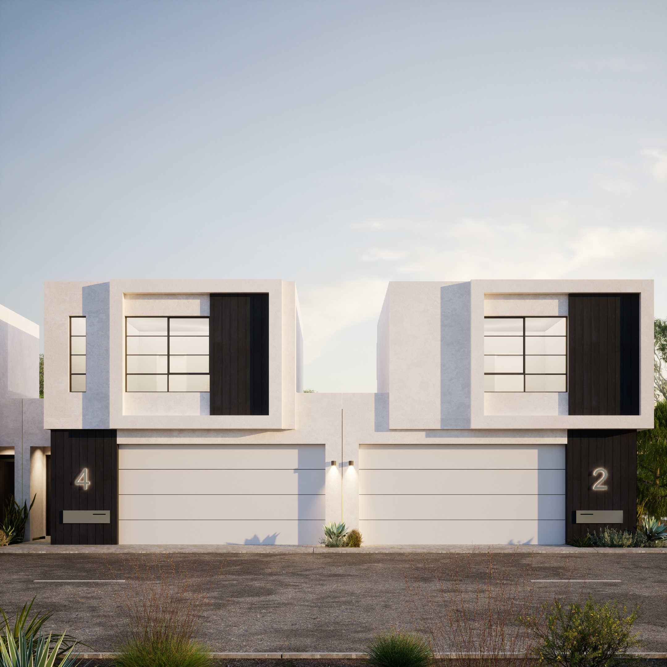 Trigon Lane Townhouses - Landsdale Streetscape