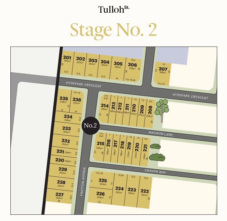 Tulloh St- Estate - Strathtulloh Release Map