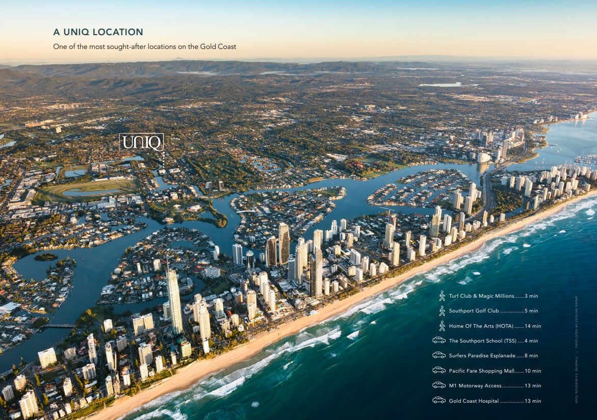 UNIQ Estate - Bundall Location Map