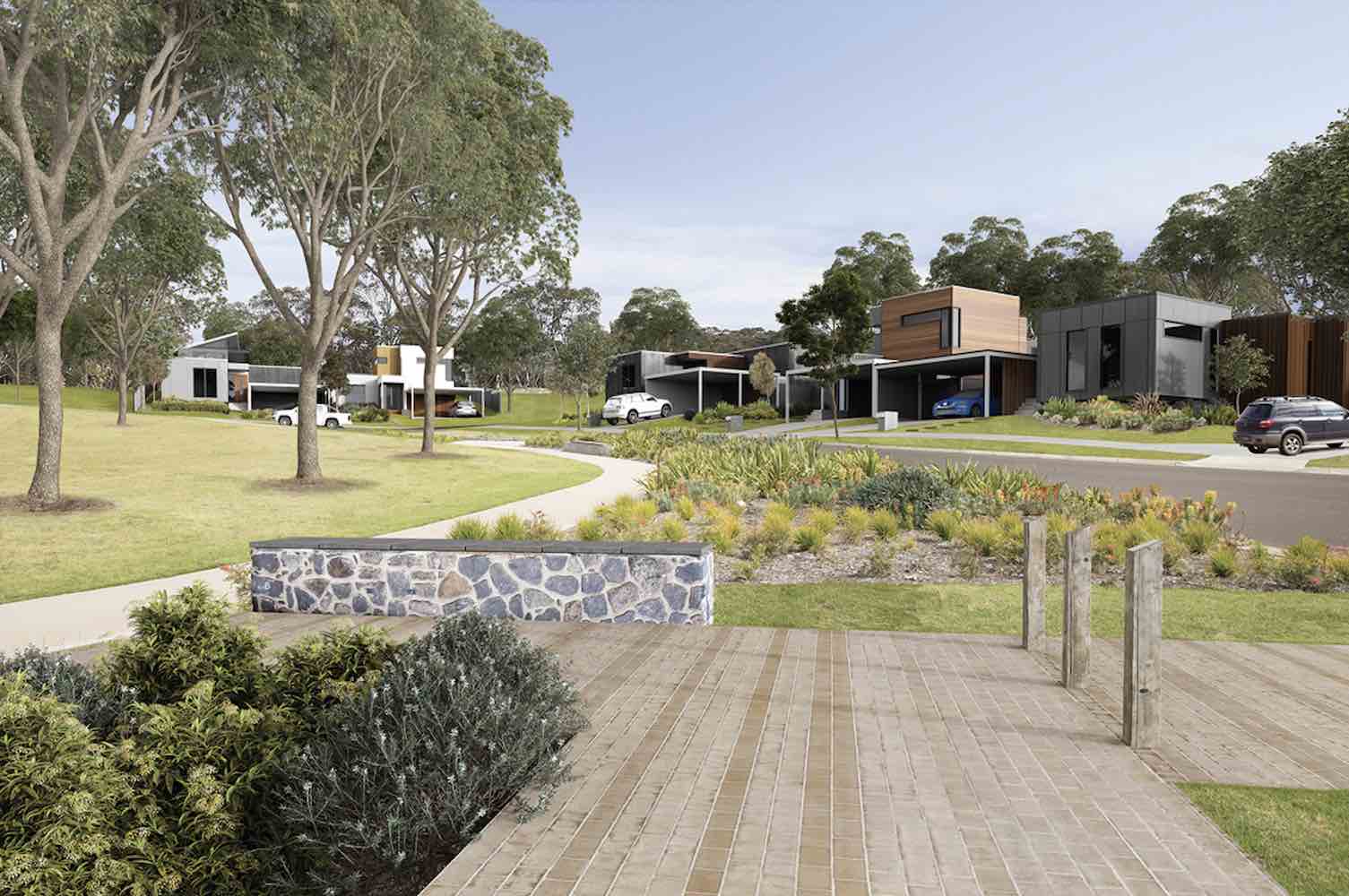 Underbank Estate - Bacchus Marsh Streetscap Render