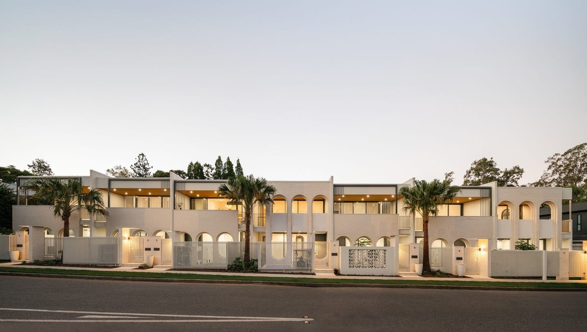 Union Townhomes - Taringa Streetscape