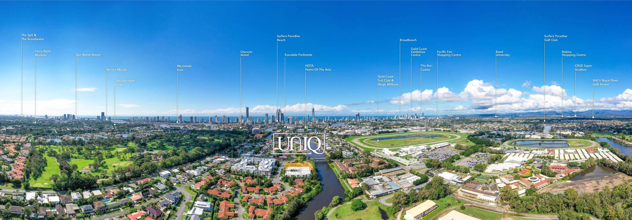 Uniq Estate - Bund Aerial