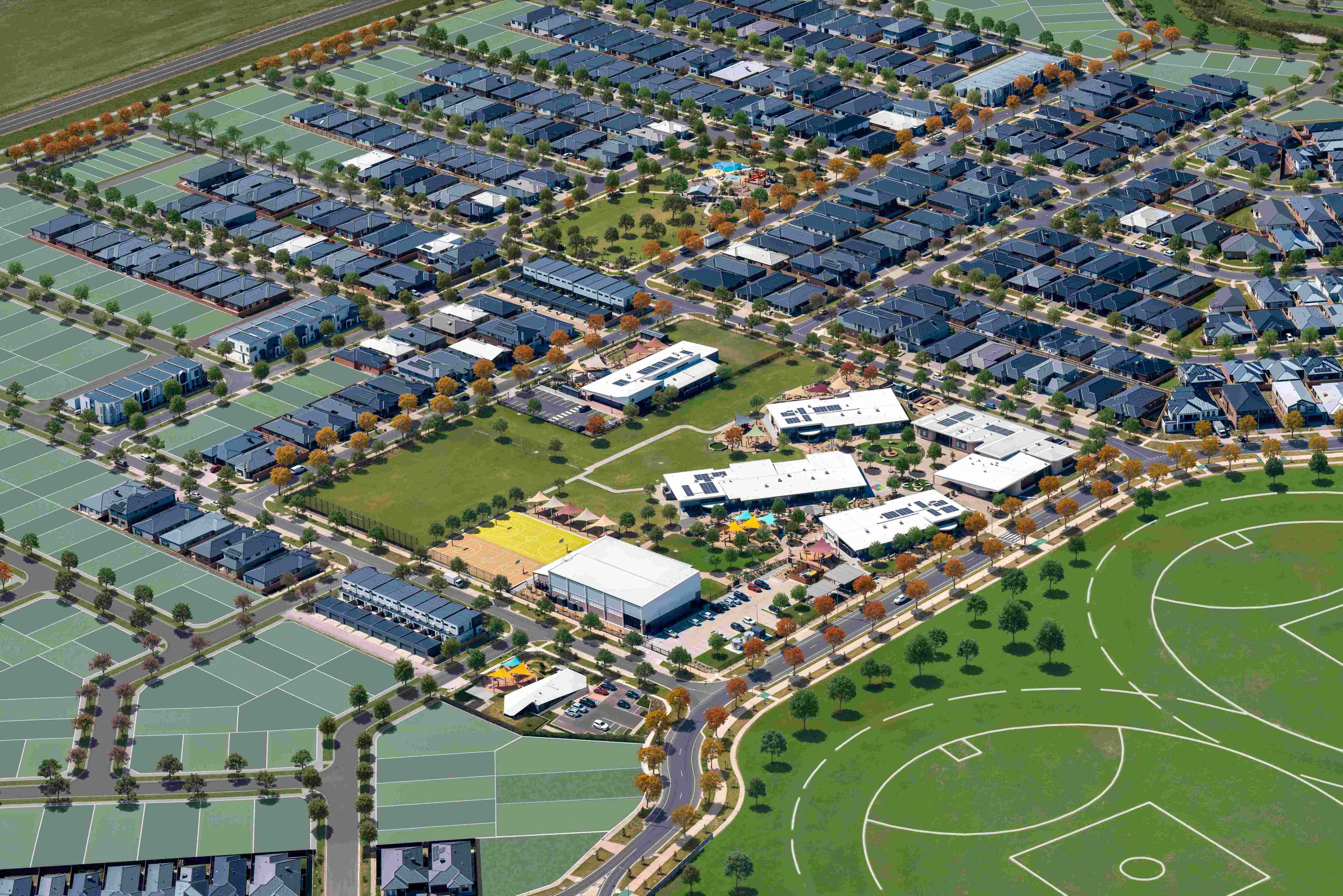 Unity Park Estate - Tarneit Aerial