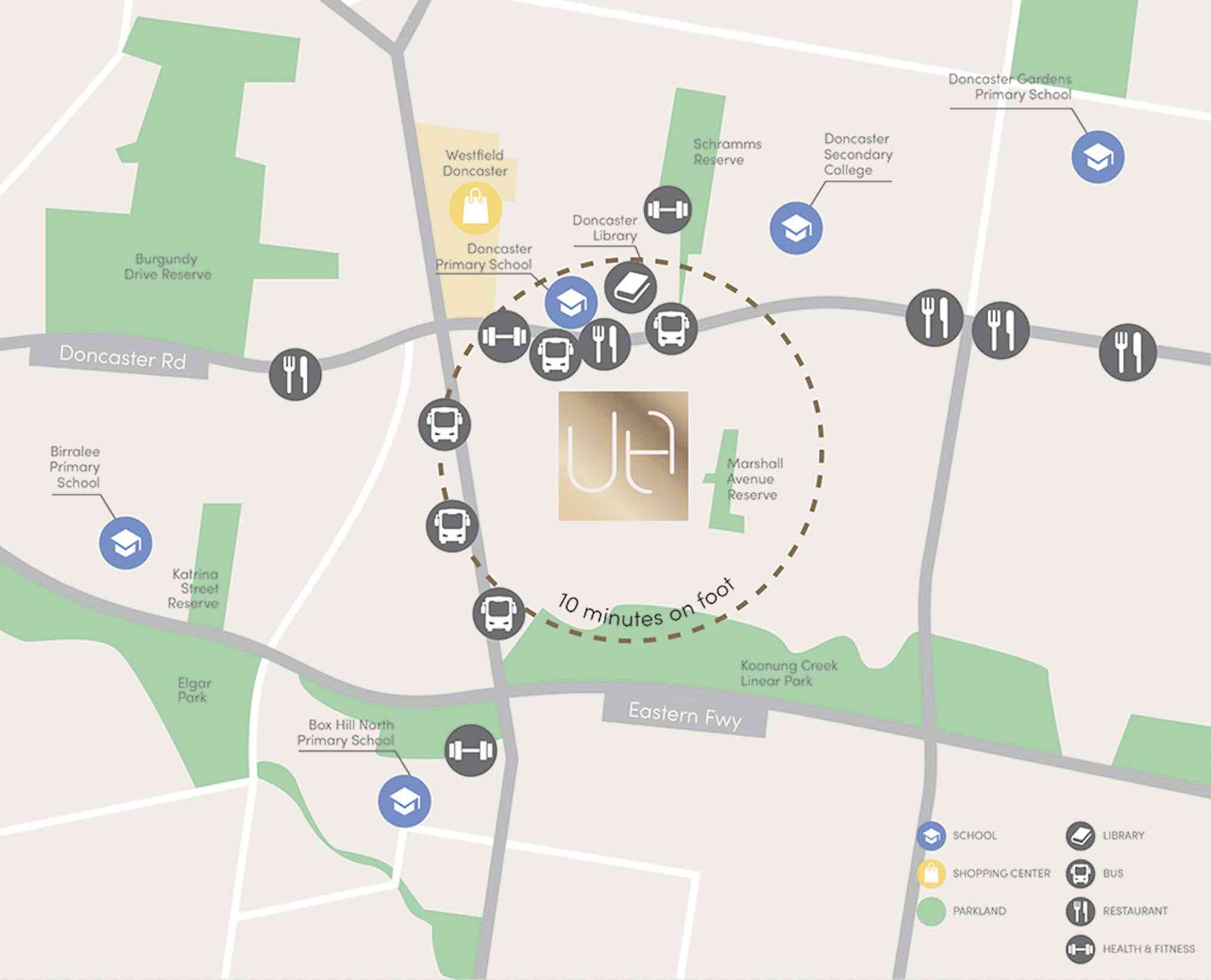 Upper House Estate - Doncaster Location map
