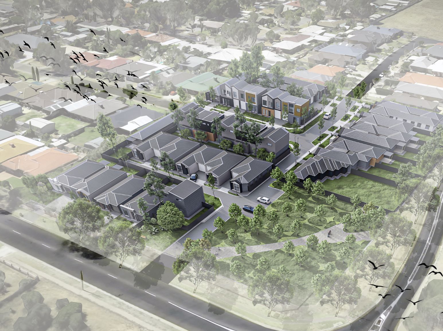 Urbanella Estate - Paralowie Aerial