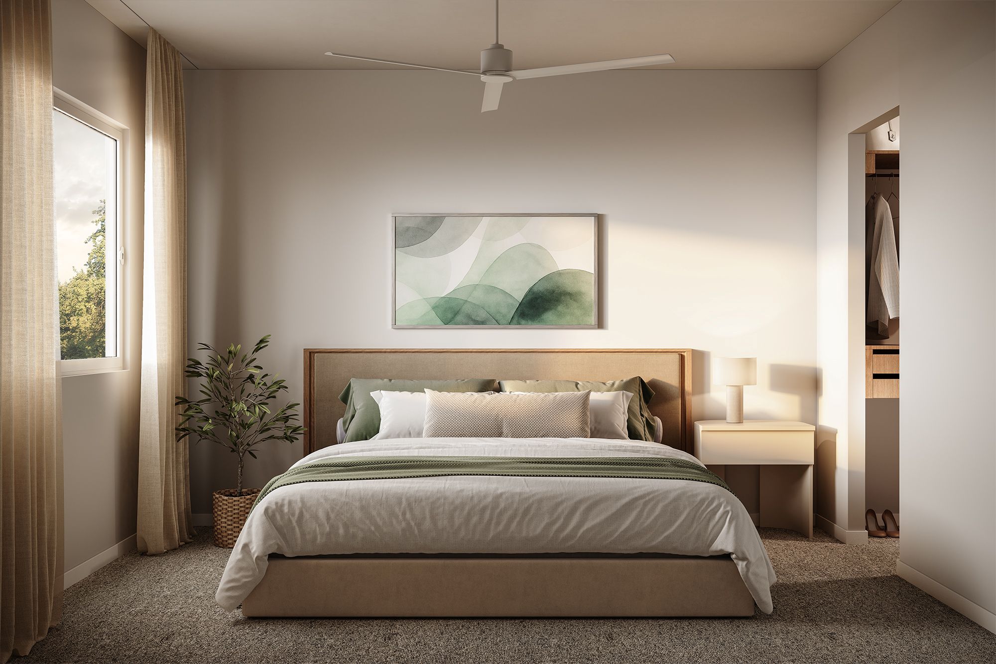 Vale Townhomes - Bray Park Bedroom