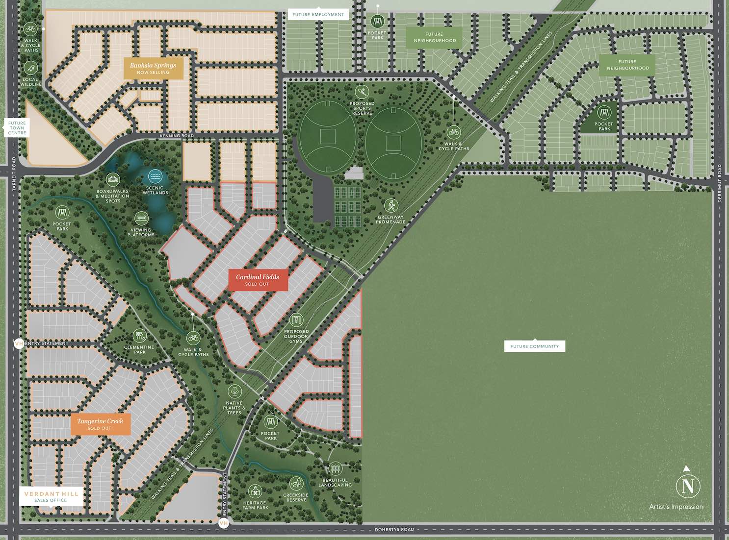 Verdant Hill Estate - Tarnei Masterplan