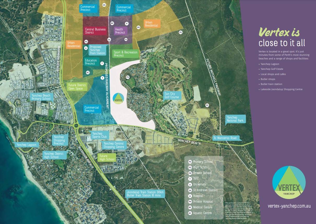 Vertex Private Estate - Yanche Location Map