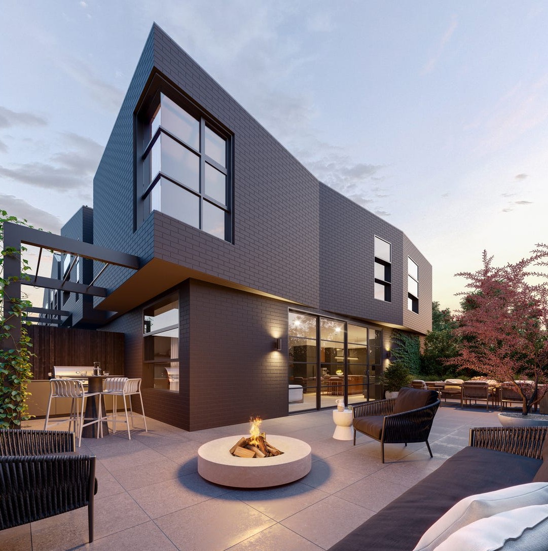 Vertu Townhomes - Caulfield South Render