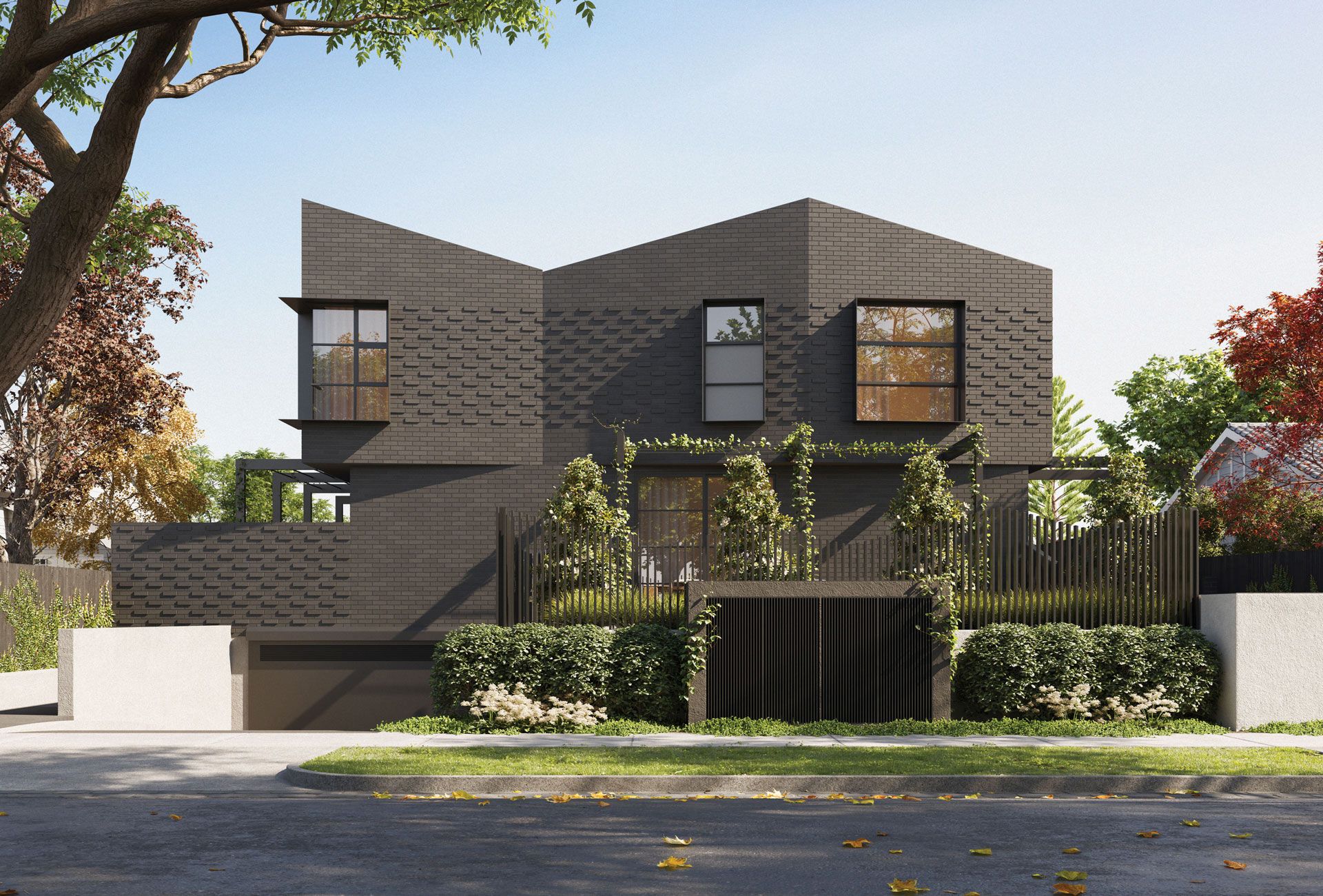 Vertu Townhomes - Caulfield South Render