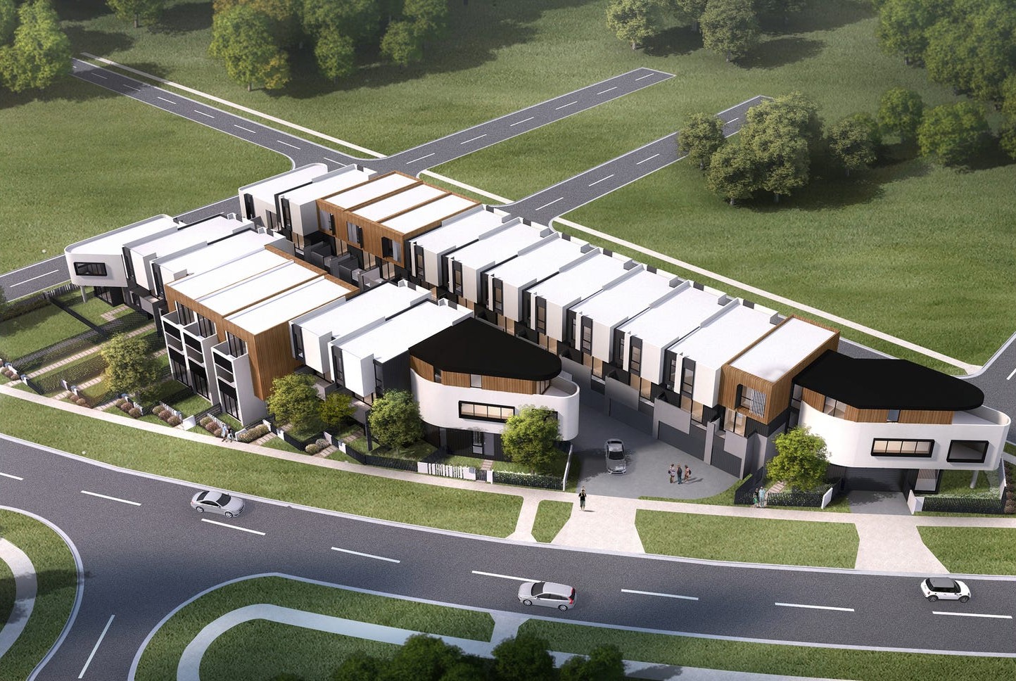 Vevila Townhouses - Sunshine Render