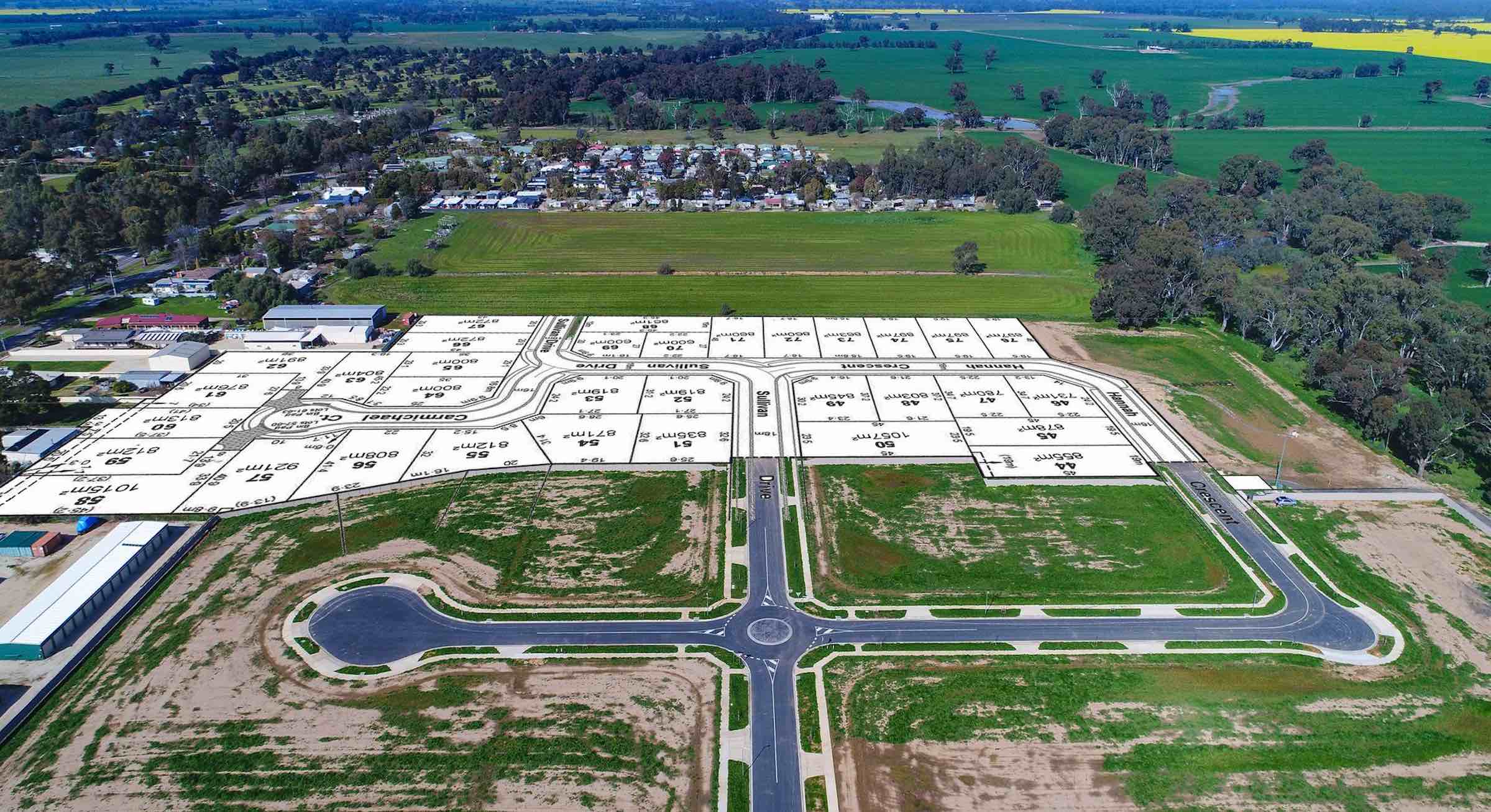 Vickers Estate - Nagambie Aerial 2