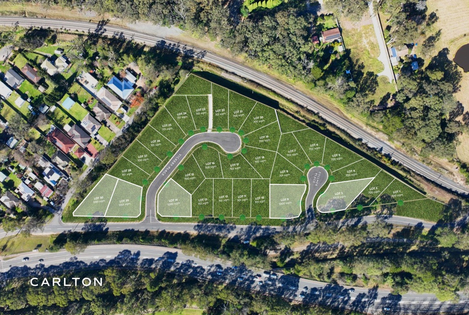 Vickery Estate - Mittagong Aerial