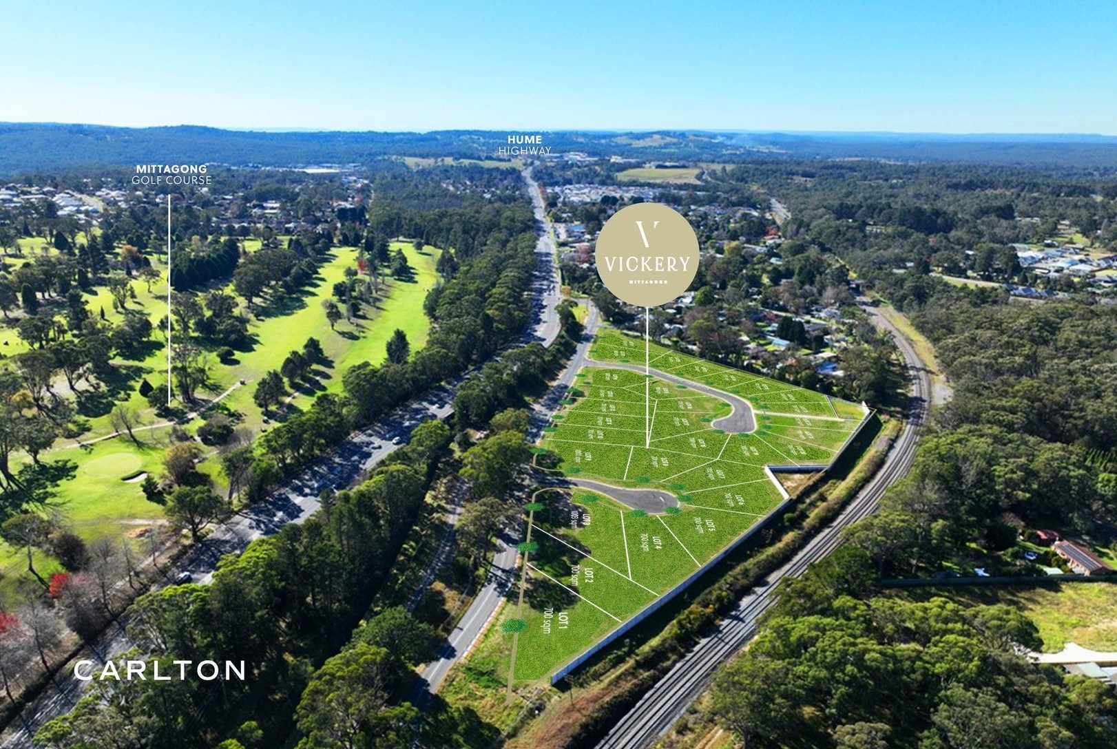 Vickery Estate - Mittagong Aerial
