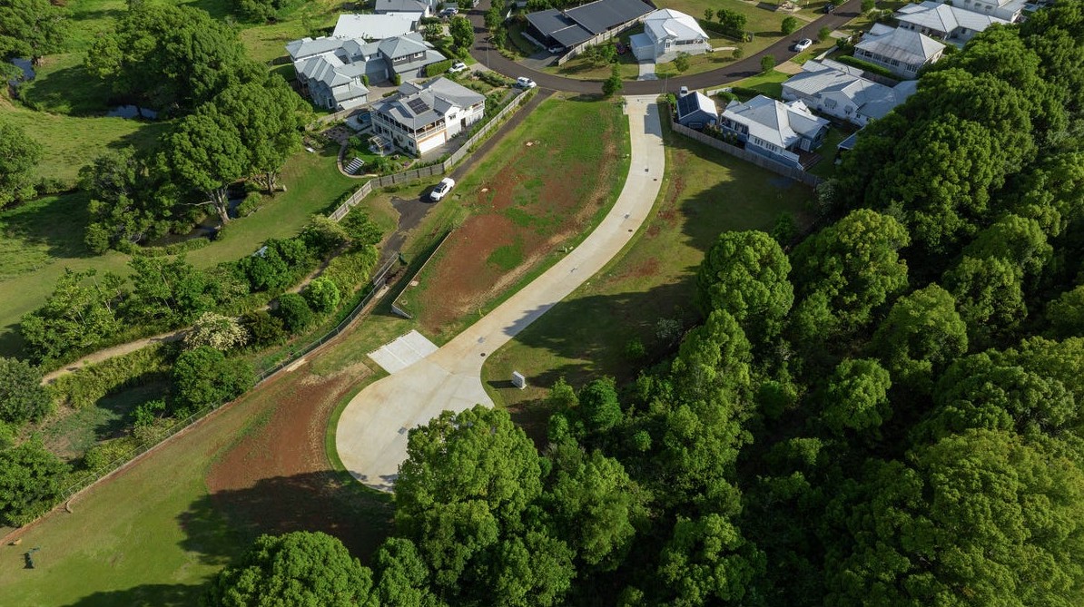 Village Edge Estate - Bangalow Aerial