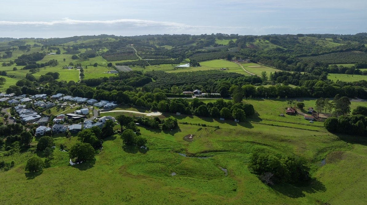 Village Edge Estate - Bangalow Aerial