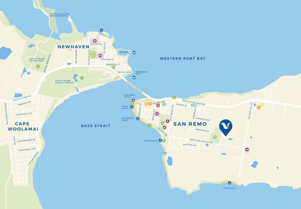 Vista North Estate - San Remo Location m Location Map