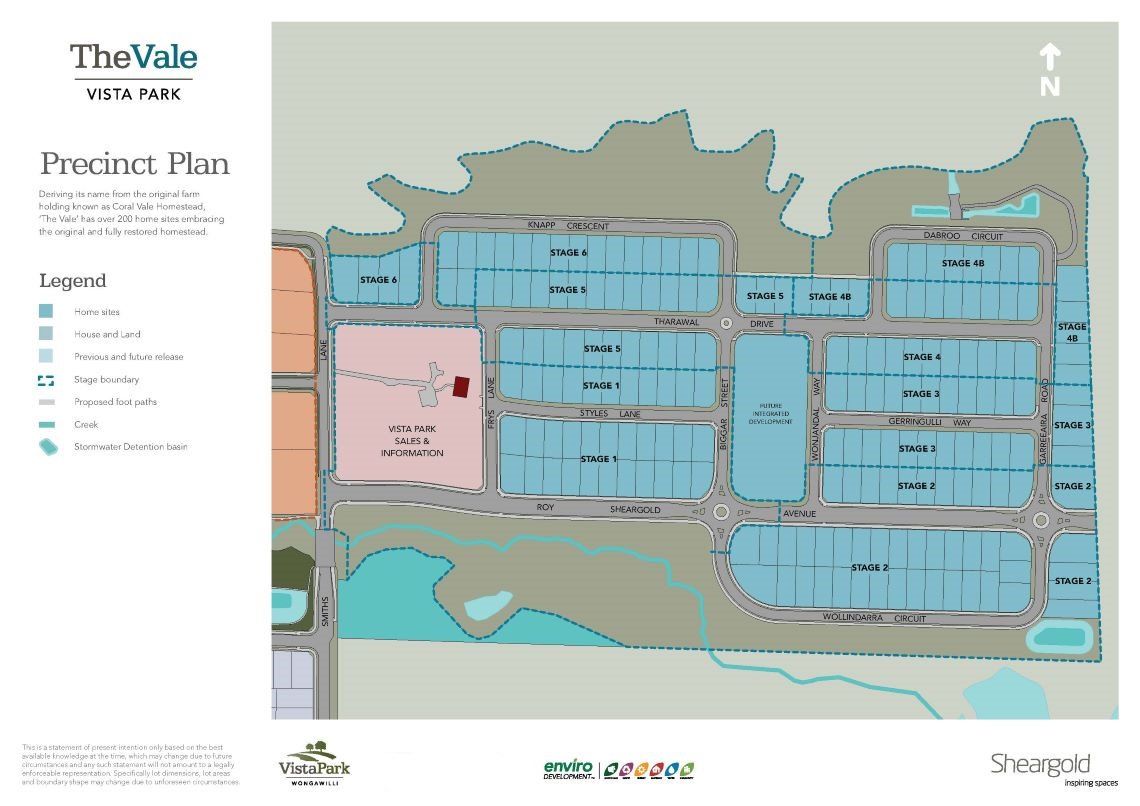 Vista Park Estate - Wongawilli Release Map