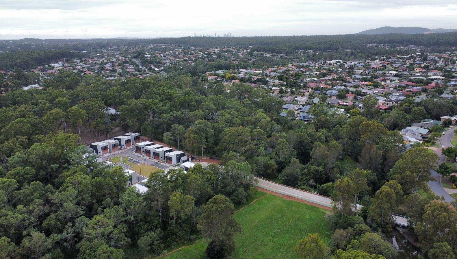 Vistas on Wivenhoe Townhomes - Albany Creek Aerial