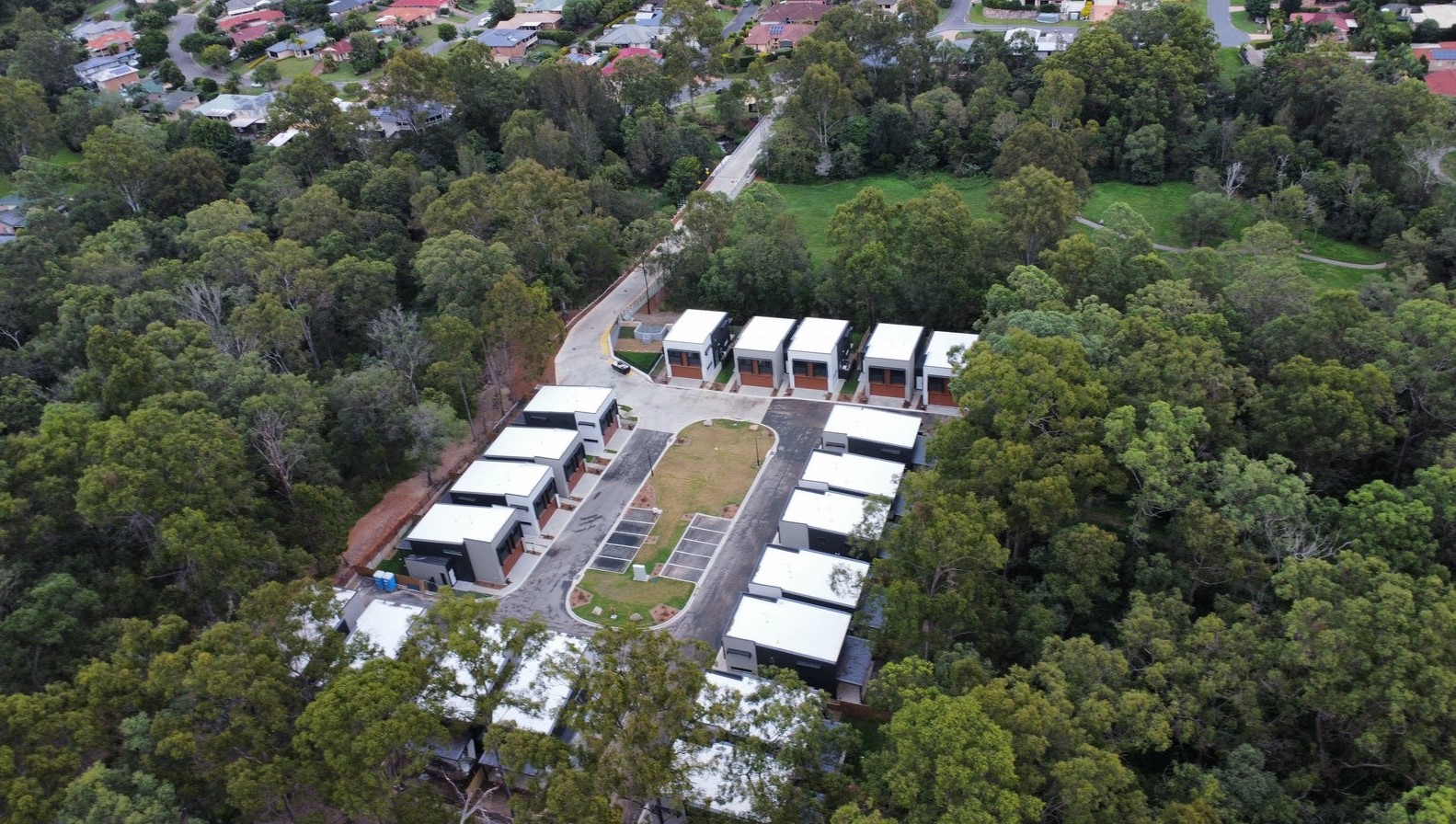 Vistas on Wivenhoe Townhomes - Albany Creek Aerial
