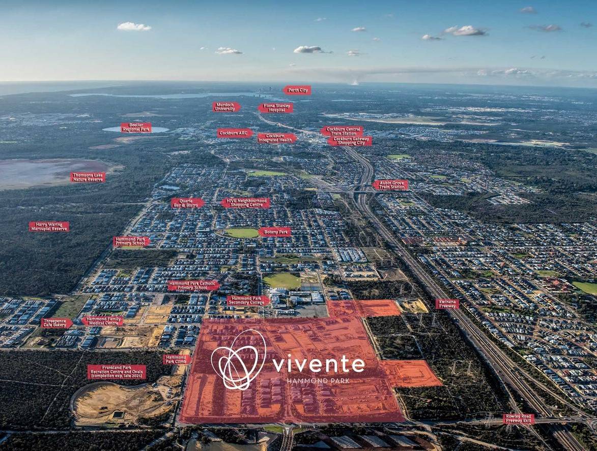 Vivente Estate - Hammond Park Aerial