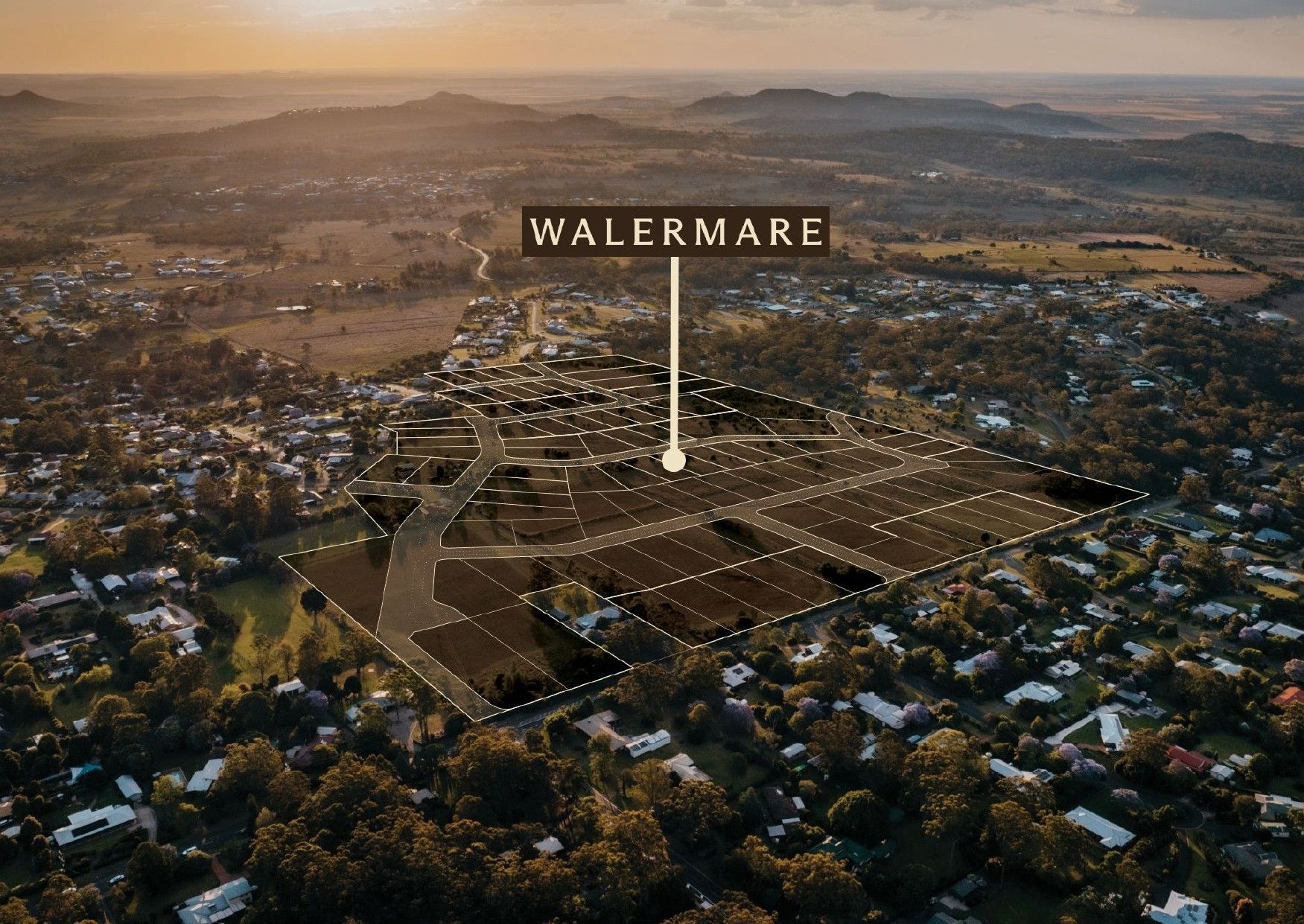 Walermare Estate - Highfields Aerial