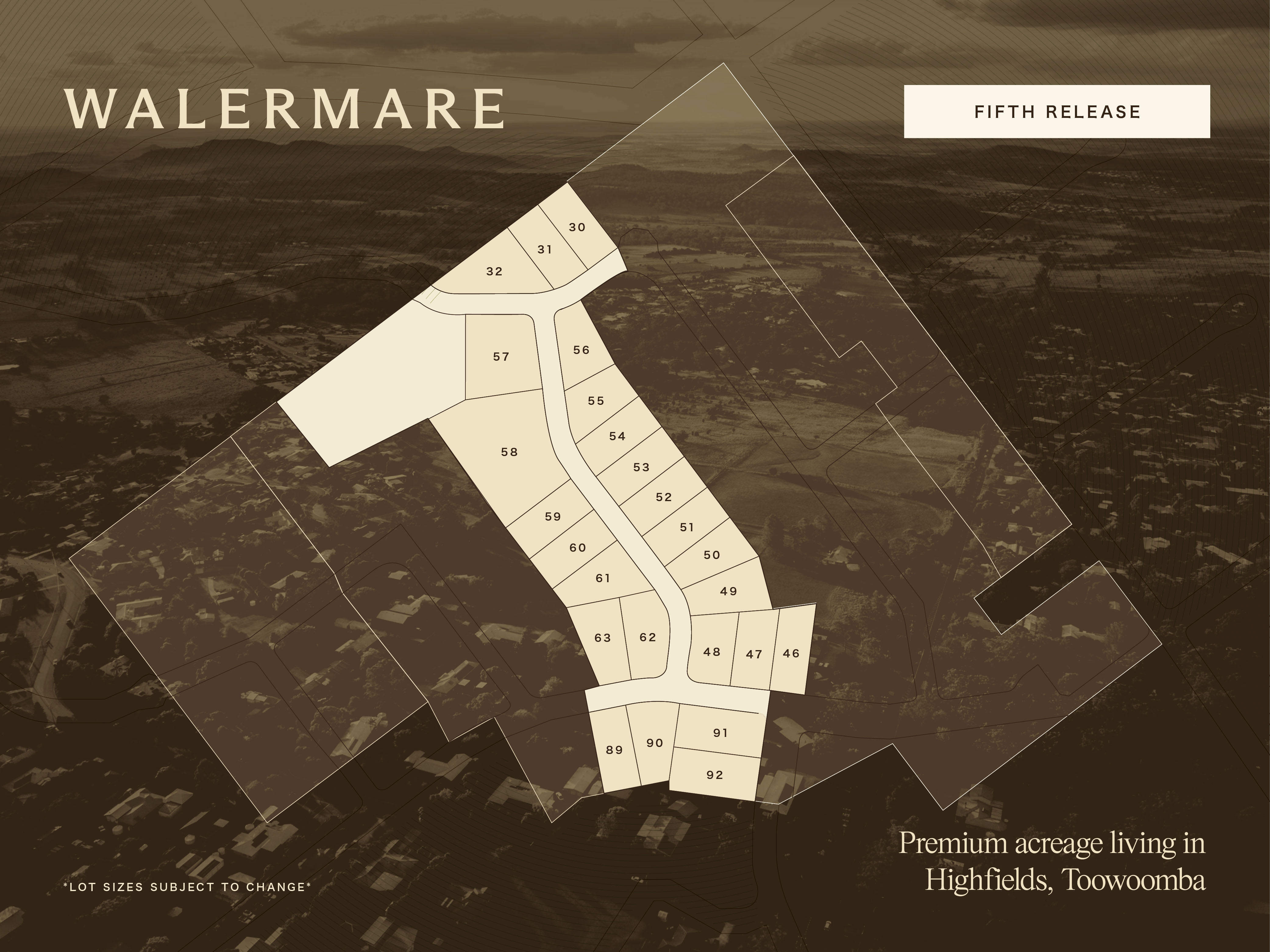 Walermare Estate - Highfields Release Map