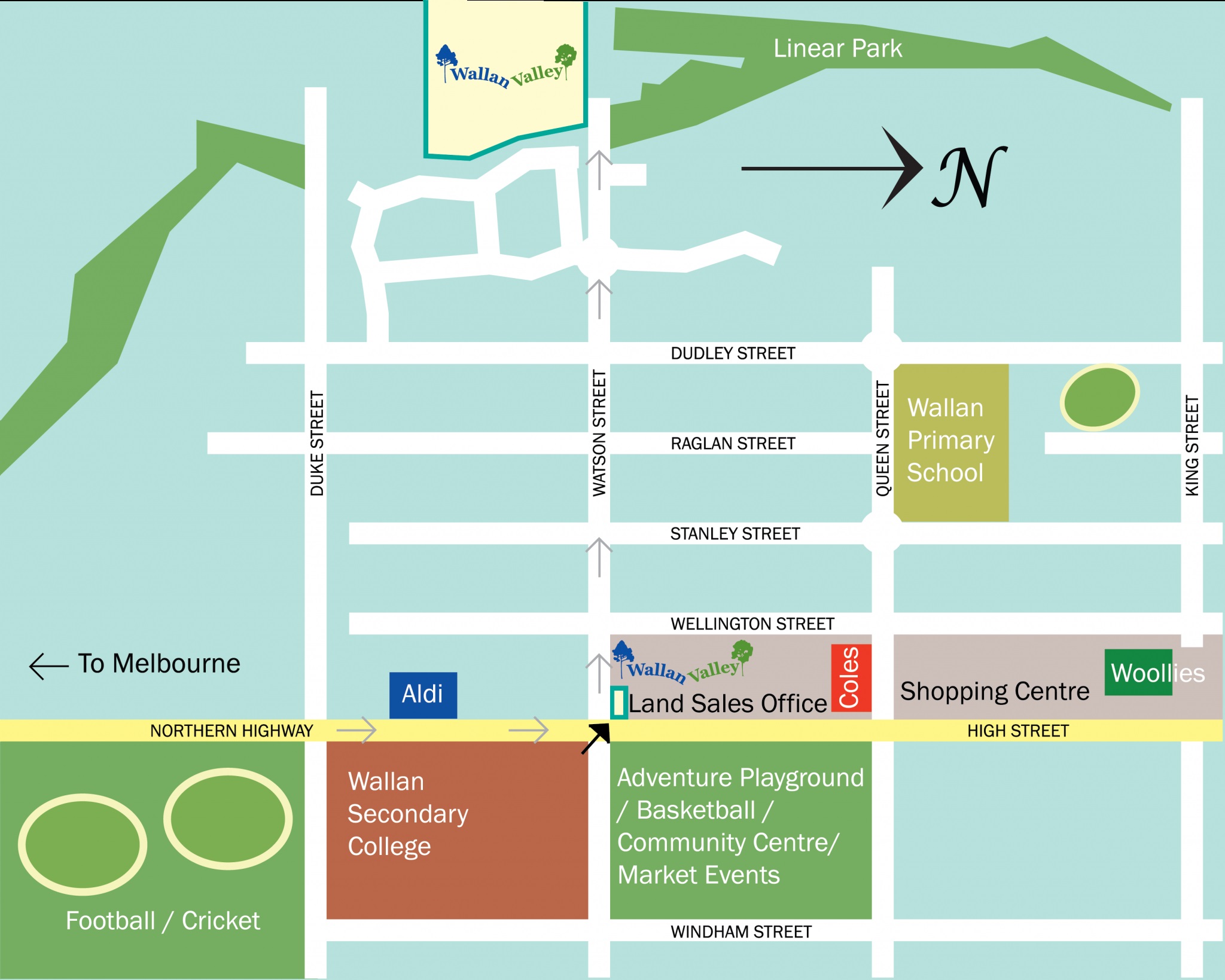 Wallan Valley Estate - Wallan Location Map