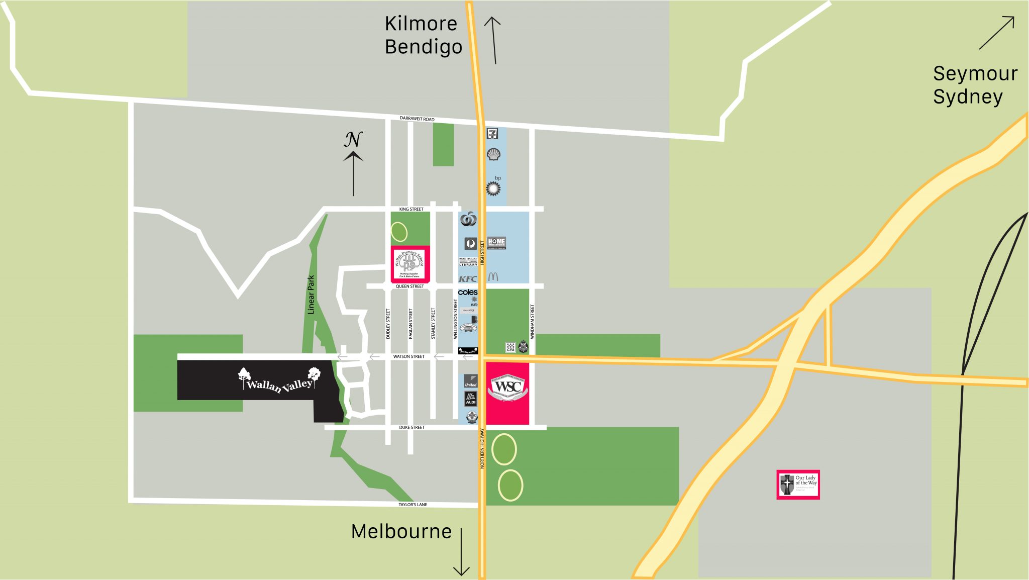 Wallan Valley Estate - Wallan Location Map