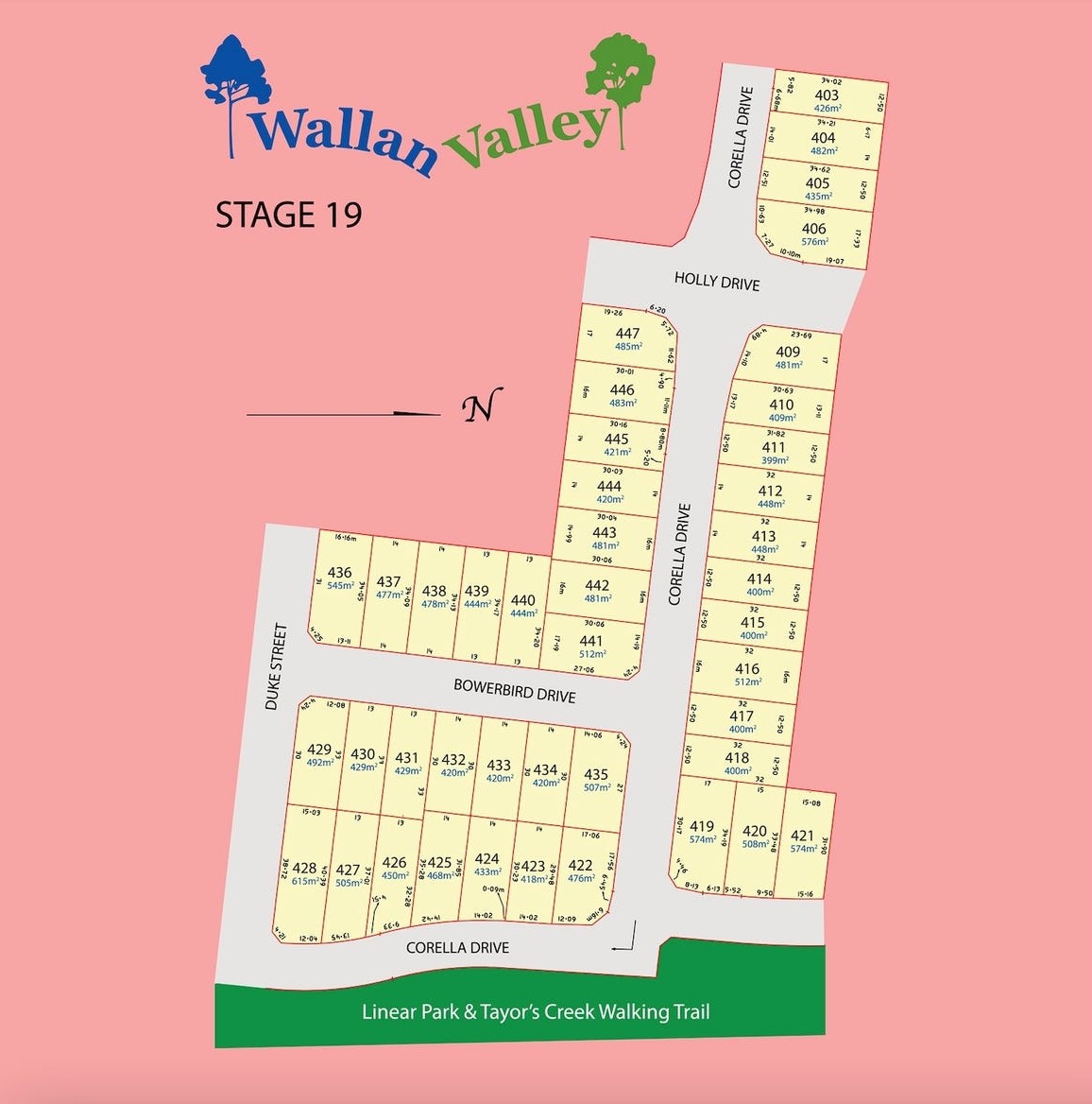 Wallan Valley Estate - Wallan Release Map