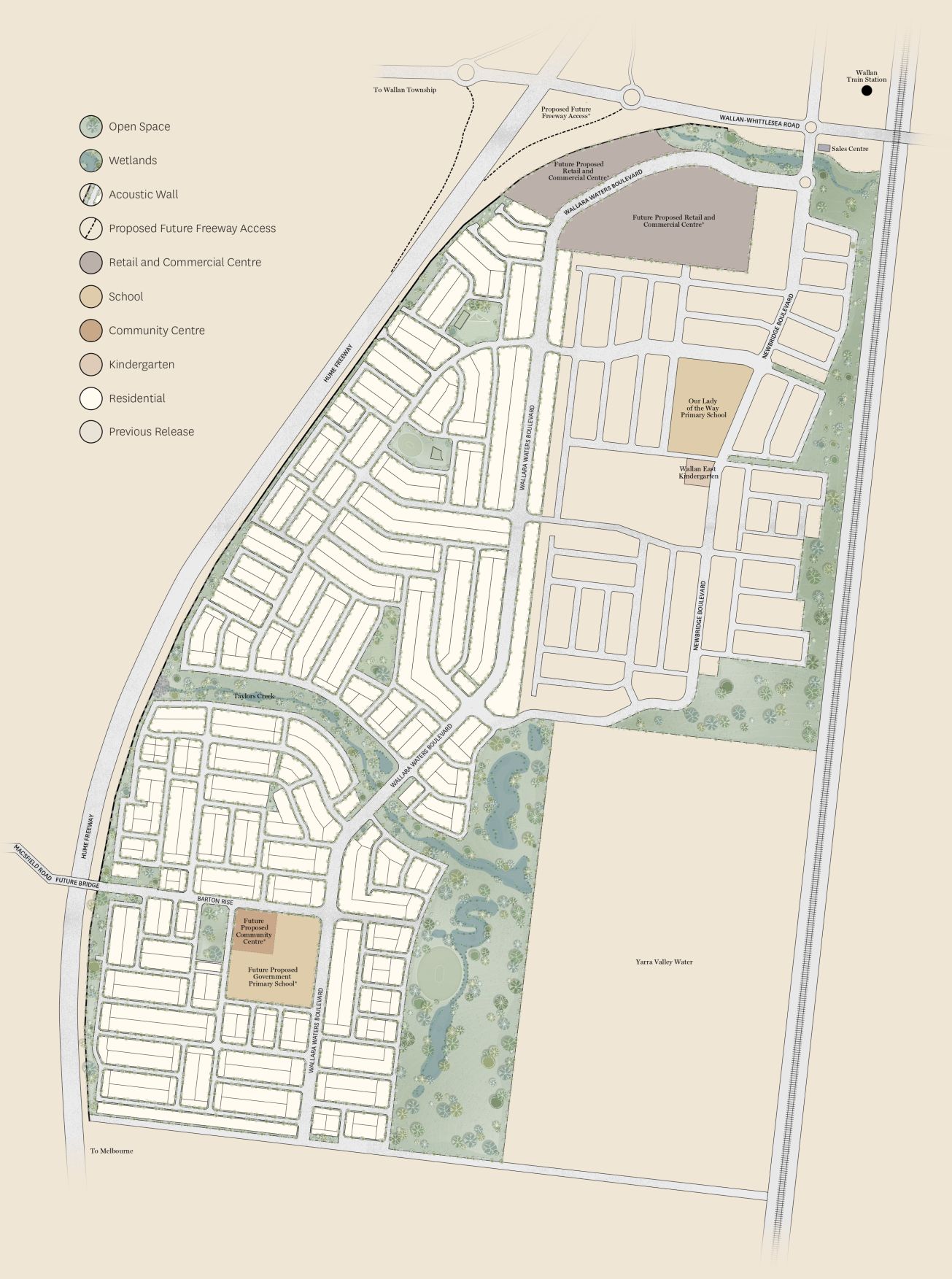Wallara Waters Estate - W Masterplan