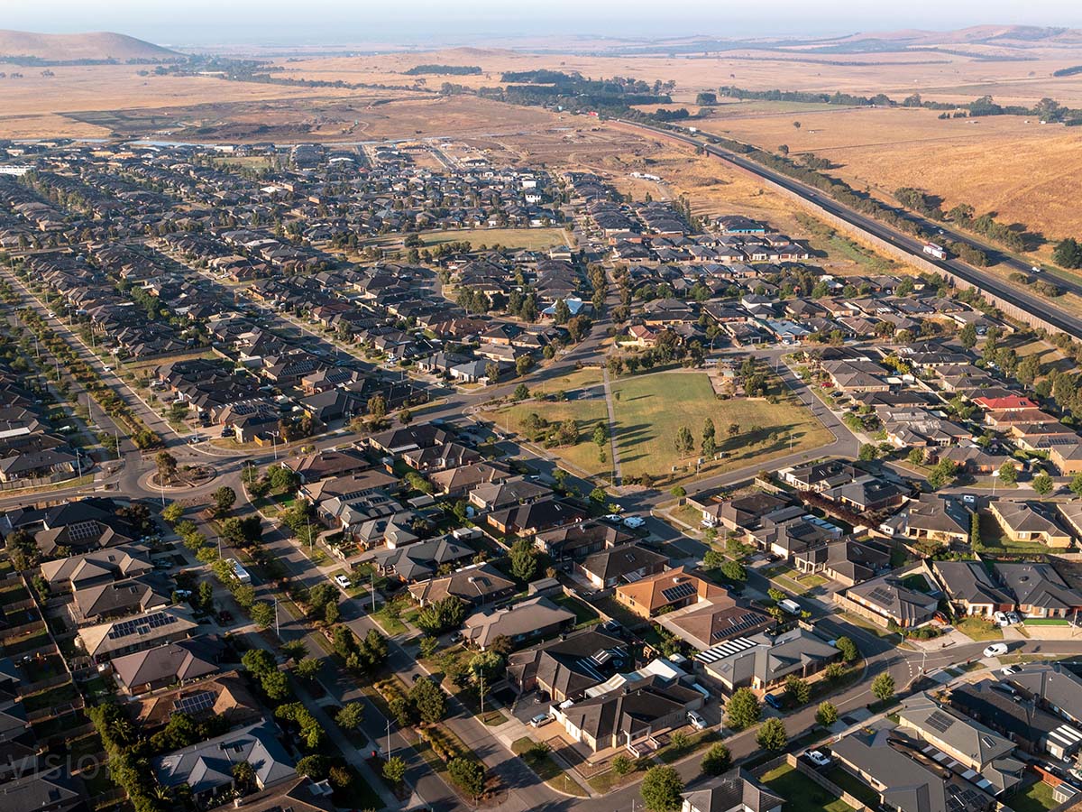 Wallara Waters Estate - Wallan Aerial