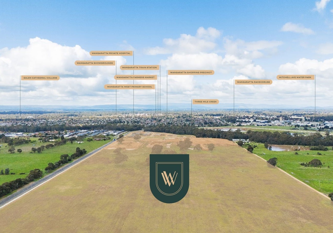 Warby Views Estate - Wangaratt Aerial