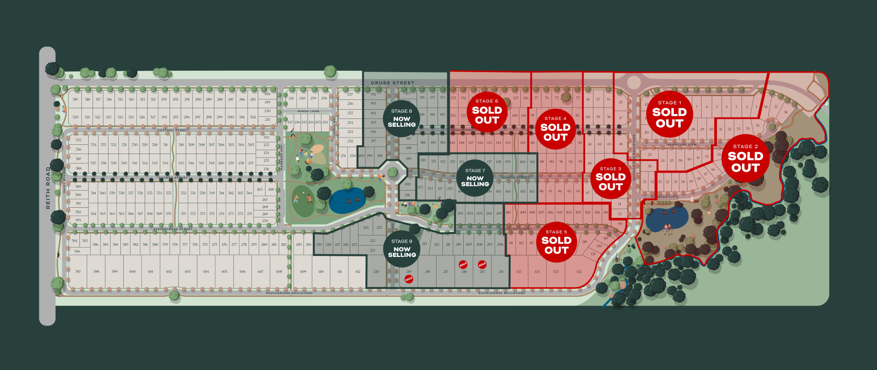 Warby Views Estate - Wang Masterplan
