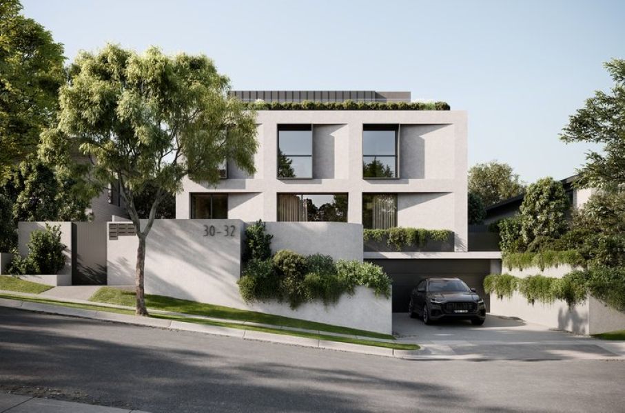 Warwick Hill Townhouses - Greensborough Render