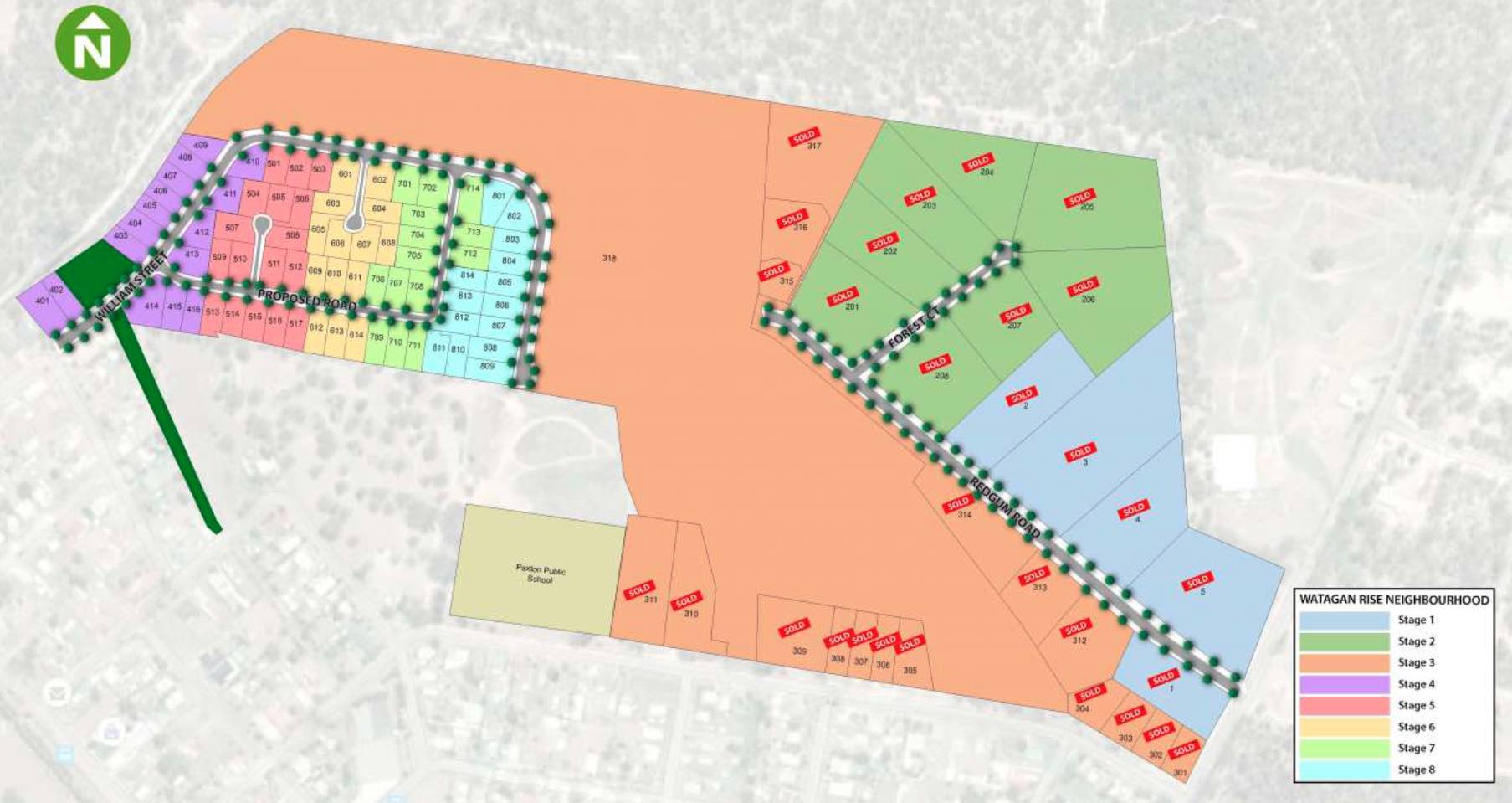 Watagan Rise Estate - Paxton Masterplan