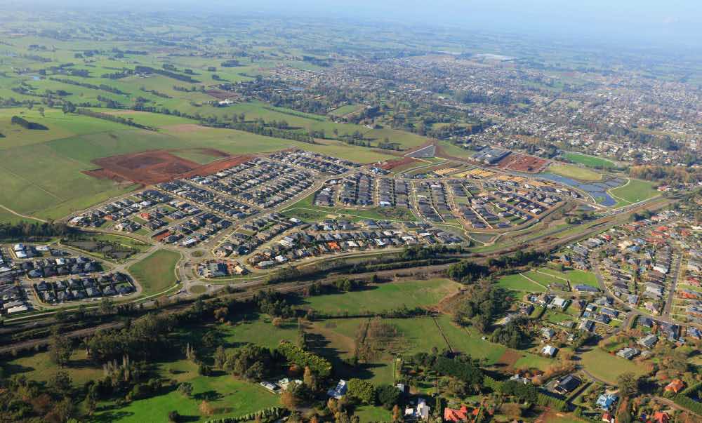 Waterford Rise Estate - Warragul Aerial