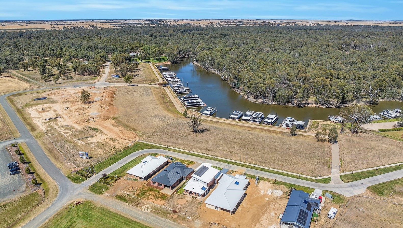 Waterfront Estate - Moama Construction Progress