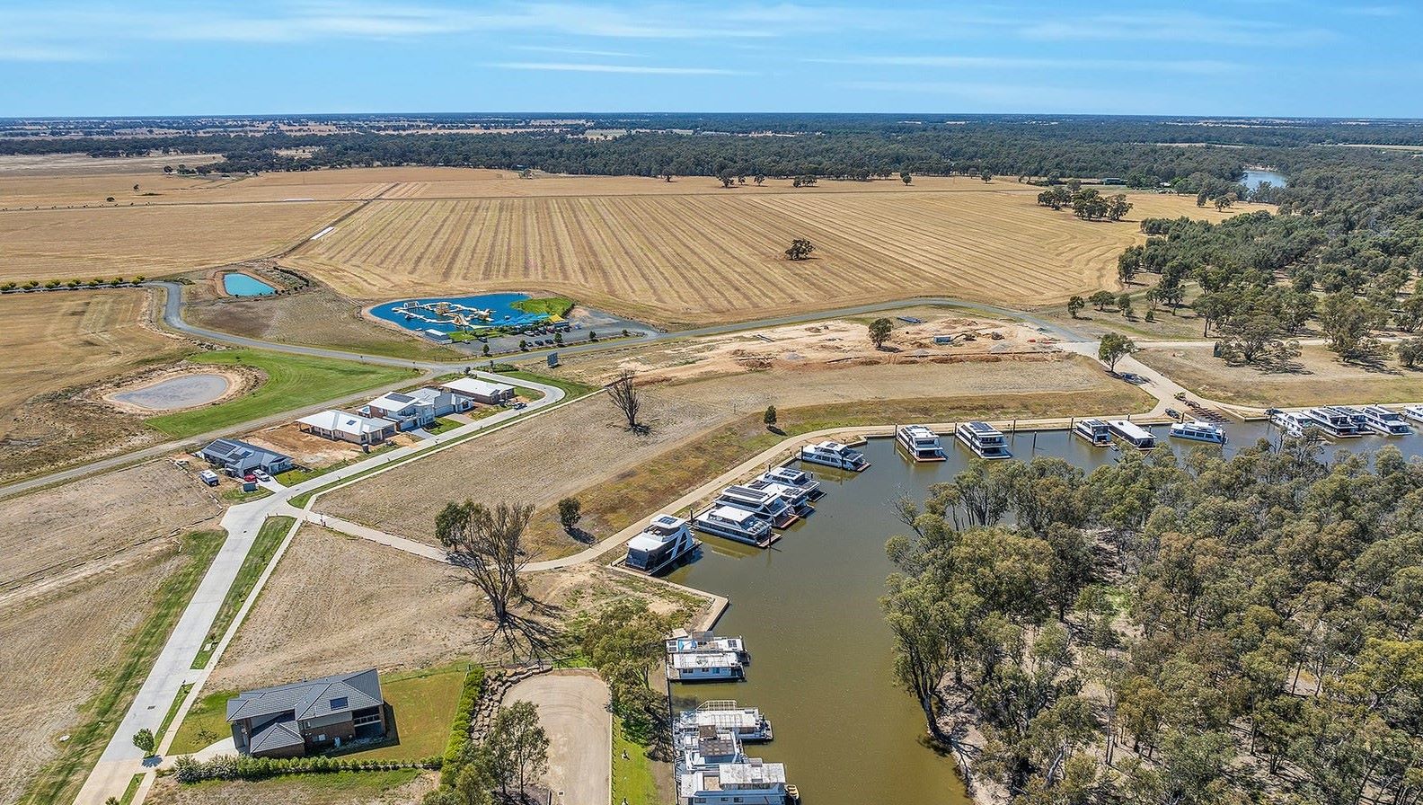 Waterfront Estate - Moama Construction Progress